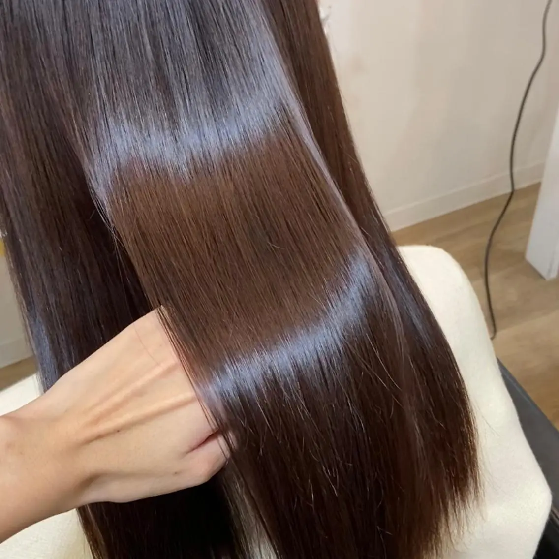 ロング カラー ベージュカラー ブリーチ ケアブリーチ 透明感カラー ダブルカラー mai 🎀 / 梅田美容室のヘアスタイル