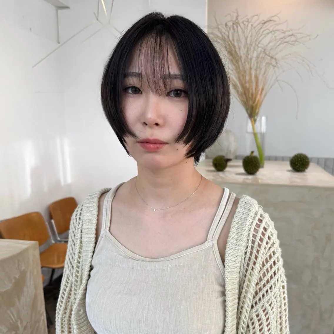 ショート カラー ショートボブ ボブ 顔まわりレイヤー 顔周りカット レイヤーカット スギヤマ ショウゴのヘアスタイル