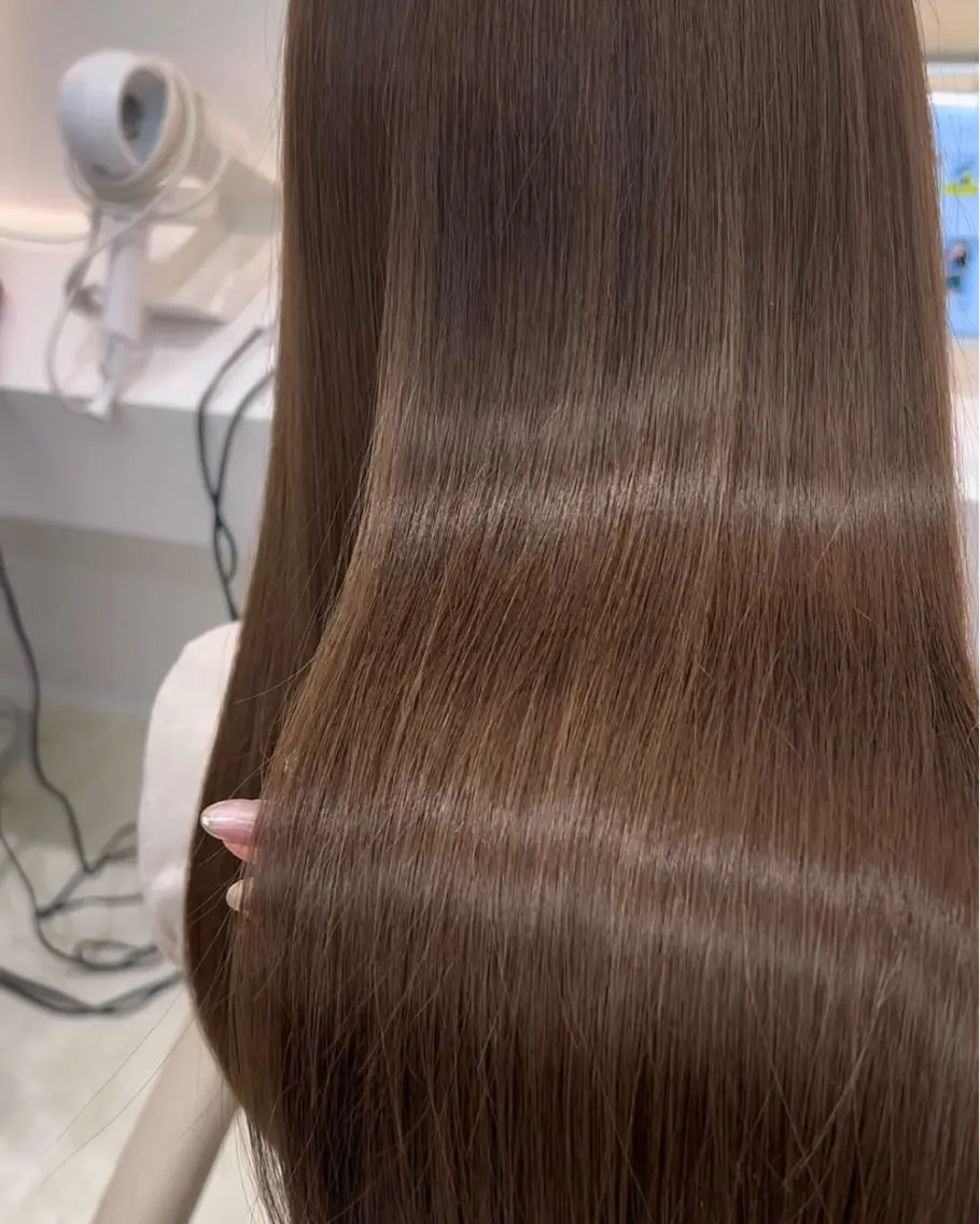 ロング カラー ヘアカラー トリートメント ダブルカラー髪質改善 /Annaのヘアスタイル