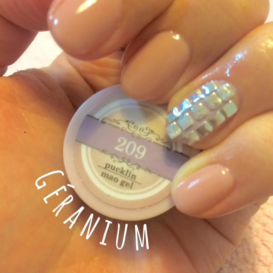 ネイル シルバー GéRanium Harukaのネイルデザイン