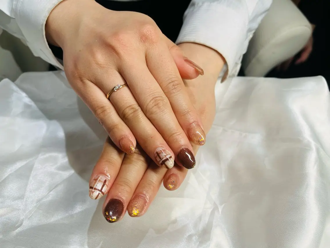 ネイル シンプルネイル Nail ecxia ／Reikaのネイルデザイン