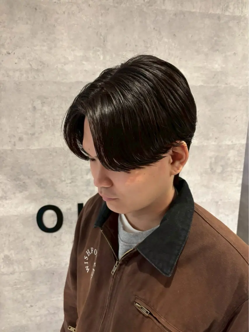 メンズ 曲がる縮毛矯正 メンズサロンのヘアスタイル