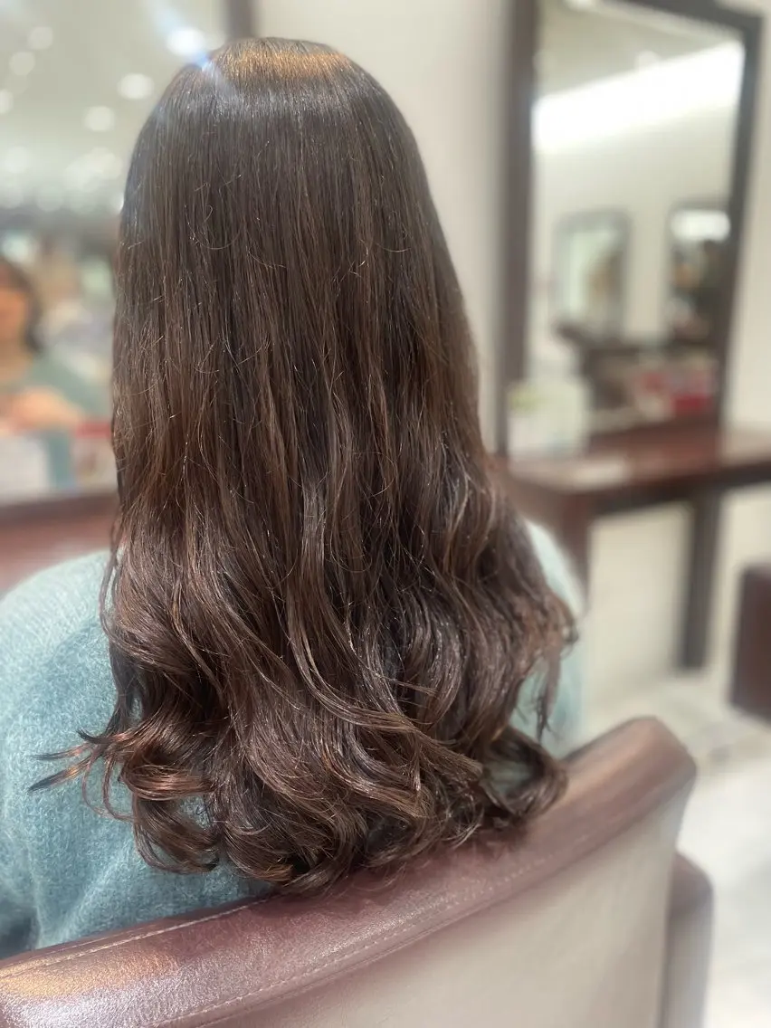 ロング パーマ デジタルパーマ カット パーマ 【千葉駅南口歩1分】 MAKAのヘアスタイル