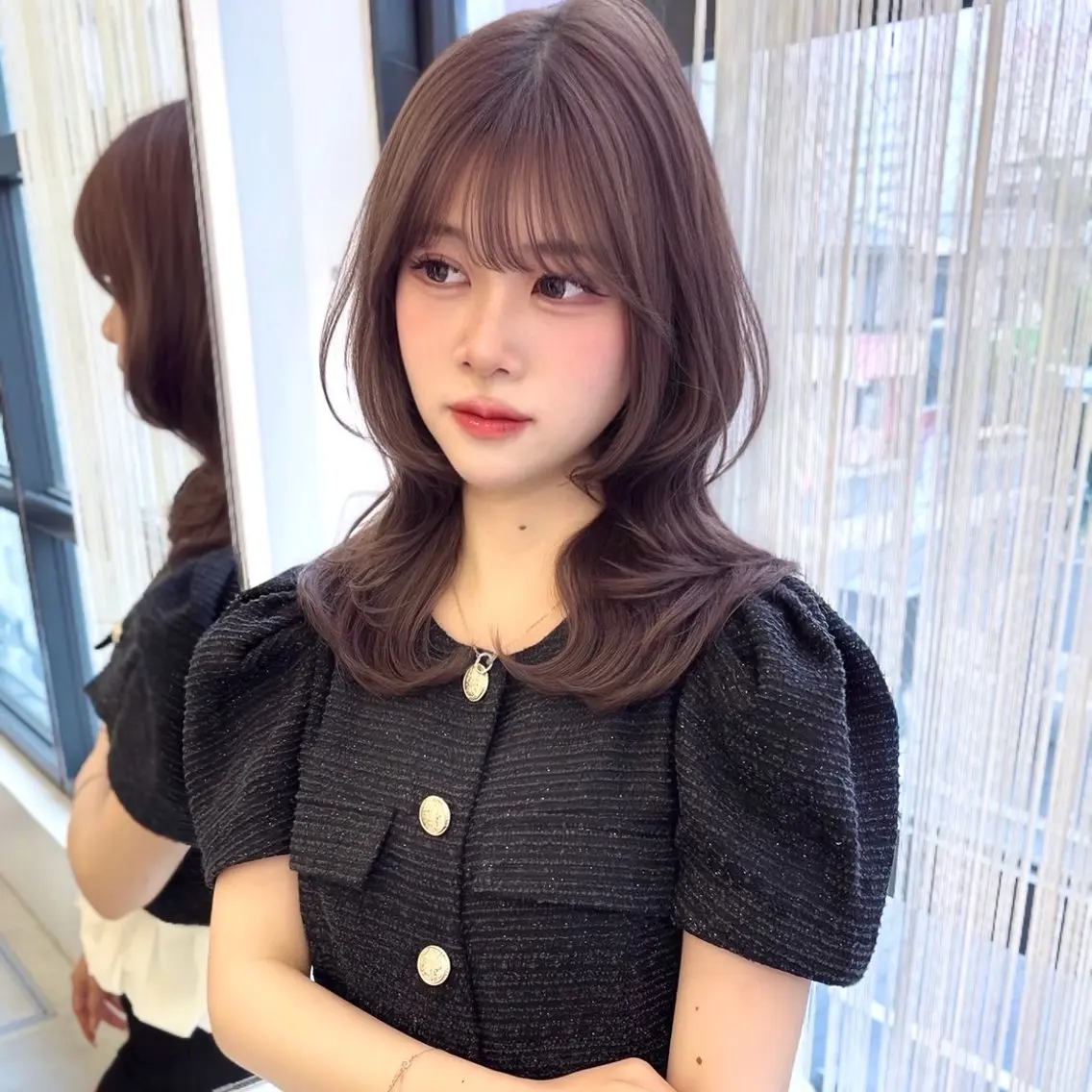 ロング カラー ヘアカラー ParveMix 楠本結菜💟のヘアスタイル