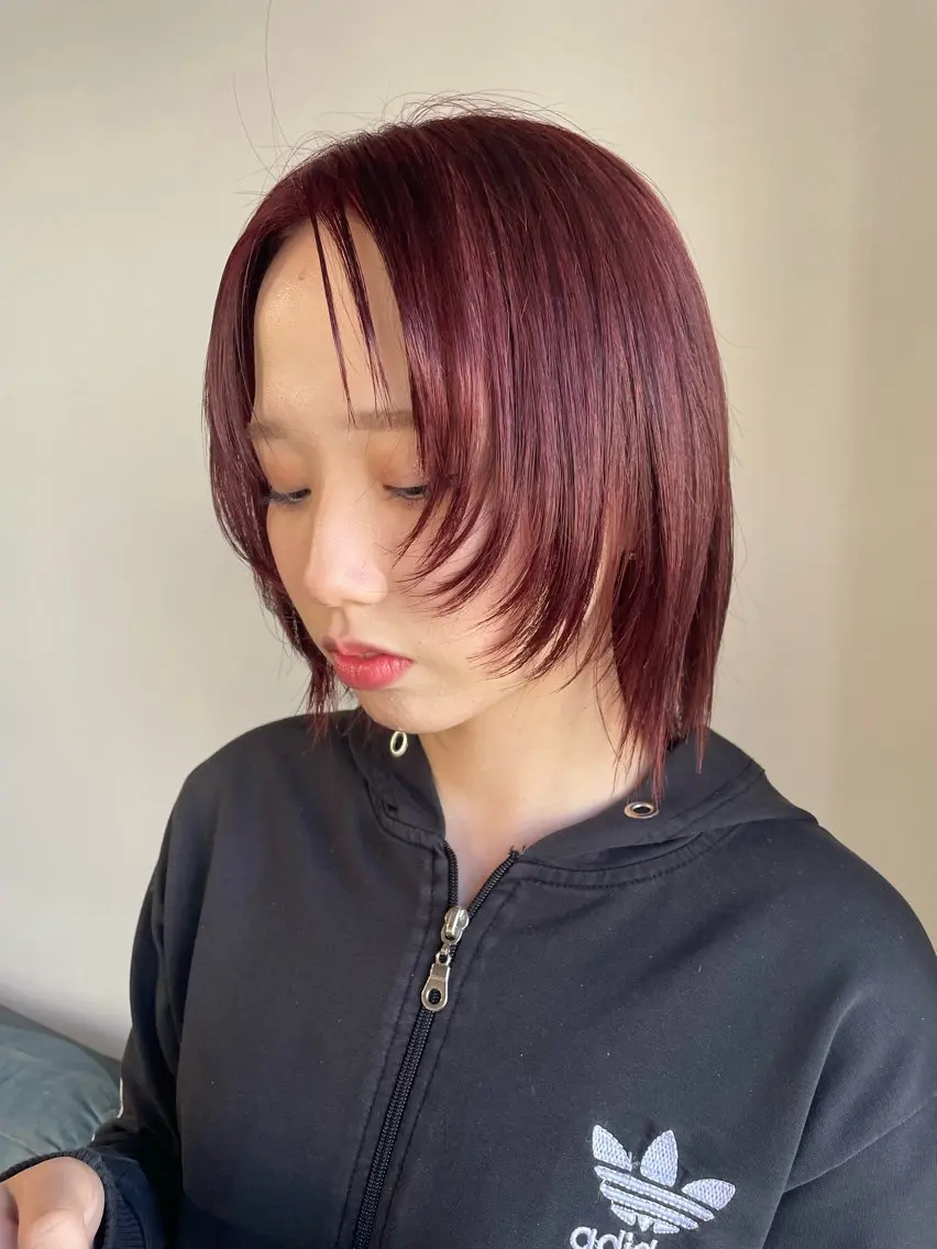 ショート カラー ヘアアレンジ カット ヘアカラー 透明感カラー/推しカ ラー☁️JURAのヘアスタイル