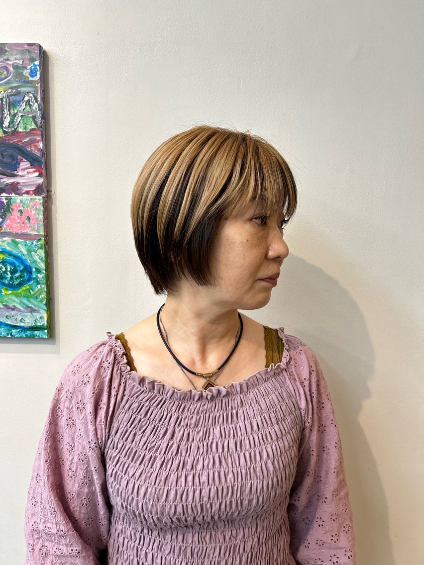 ショート カラー カット ヘアカラー 中西 美聖のヘアスタイル