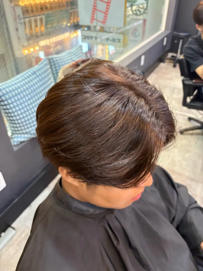カラー いのうえ はるかのヘアスタイル