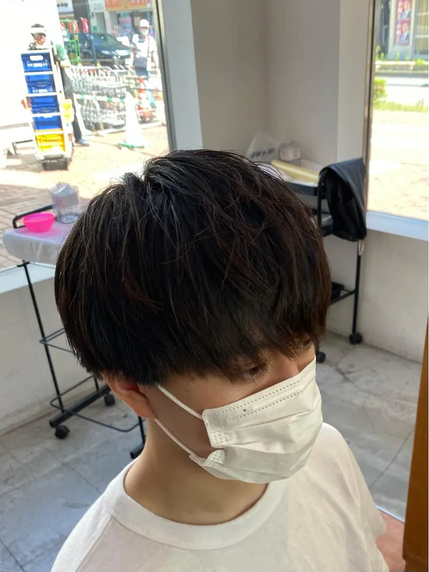 カット+メンズ縮毛矯正💇の写真