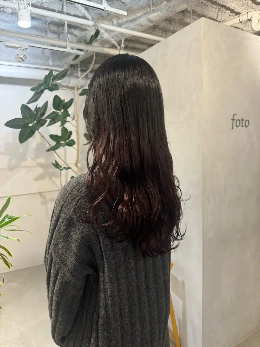 セミロング カット ヘアカラー トリートメント 新宿/顔周りカット +レイヤー=しずく♩のヘアスタイル