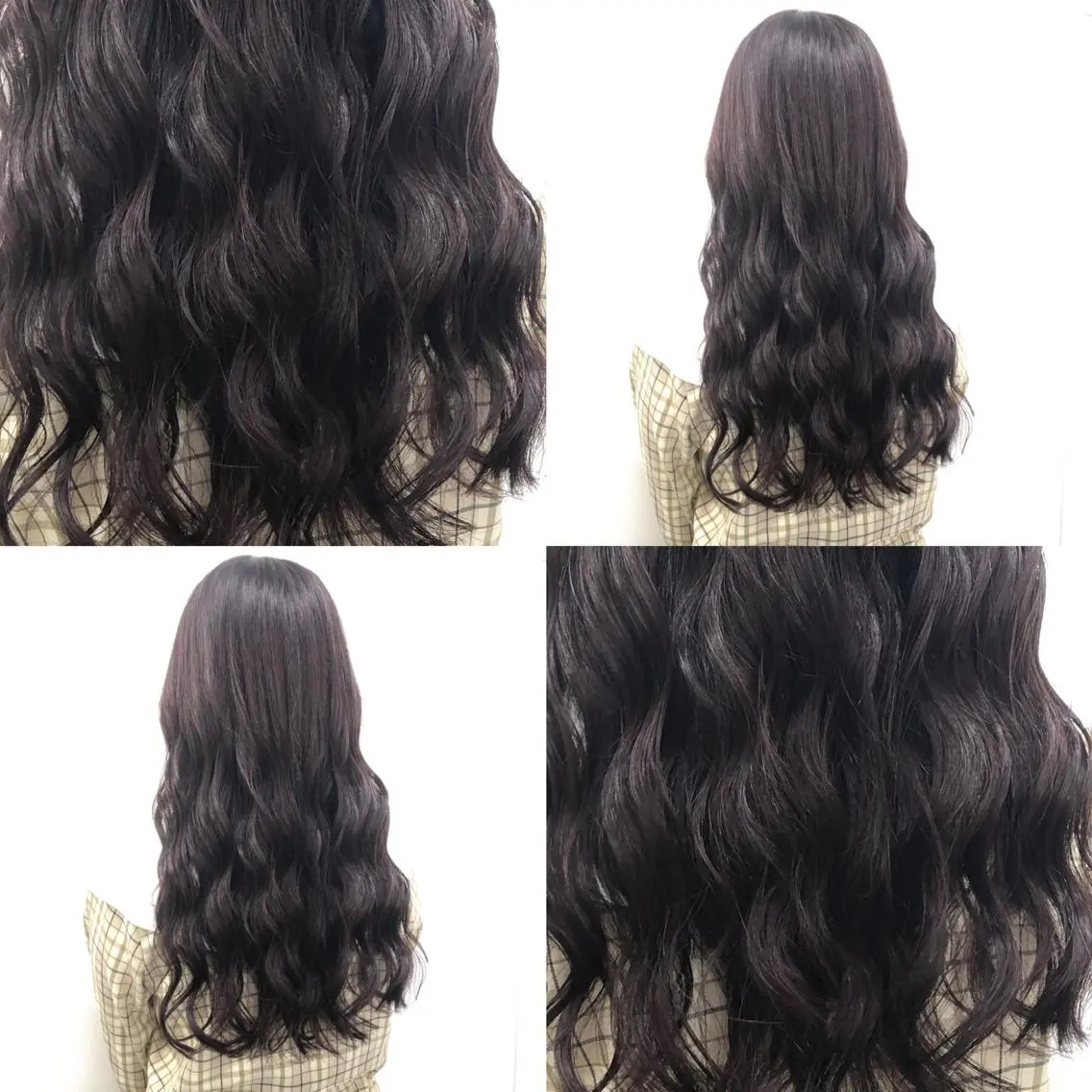ミディアム カラー パーマ ヘアアレンジ メンズ キッズ ネイル マツエク・マツパ 上品＆韓国風 🥀海心🥀のヘアスタイル