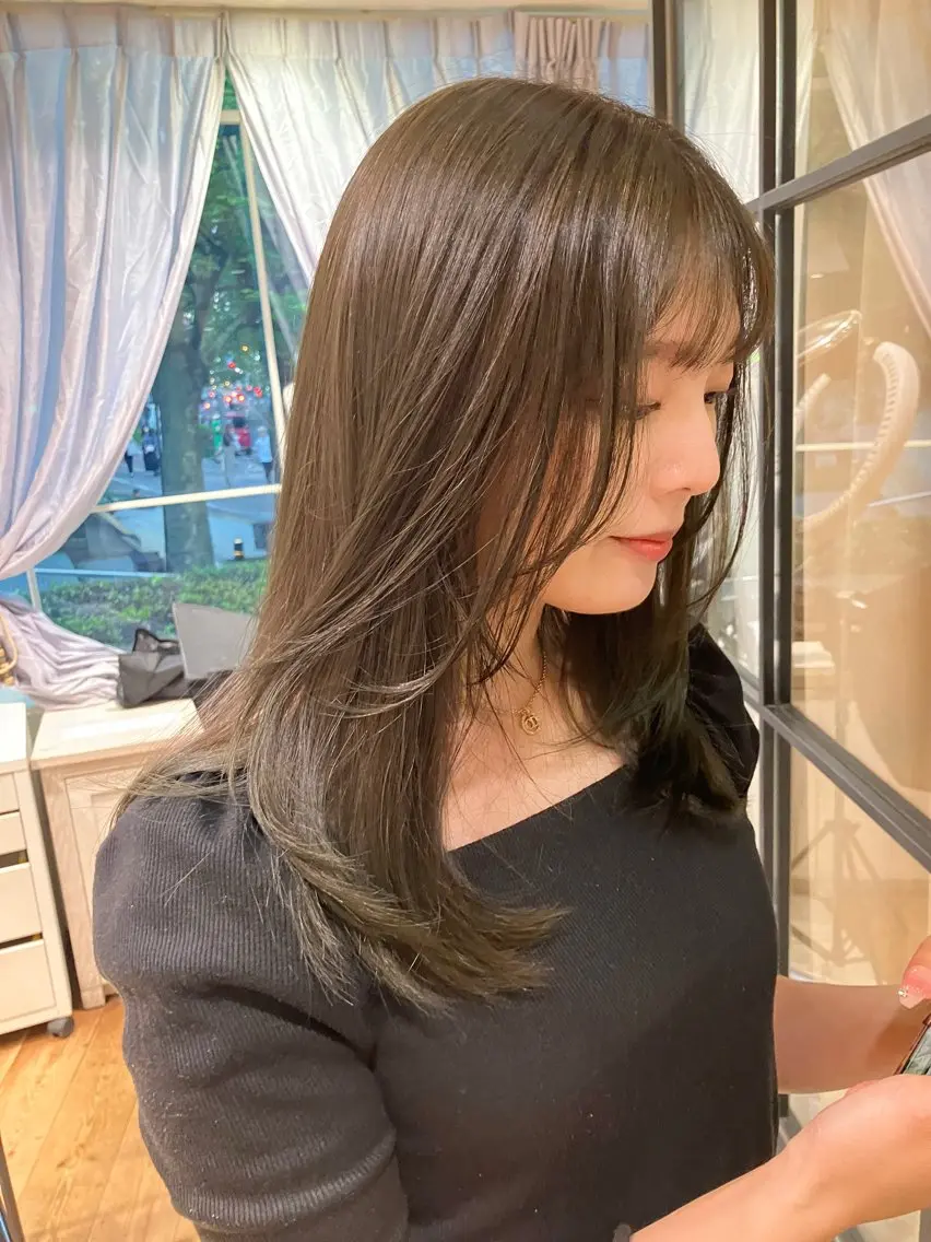 ロング レイヤーカット 梅田美容室/カット /Maoのヘアスタイル