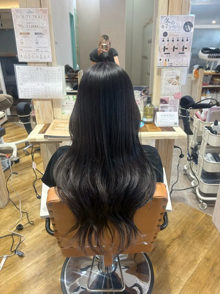カラー 近藤 透明感カラー🫧のヘアスタイル
