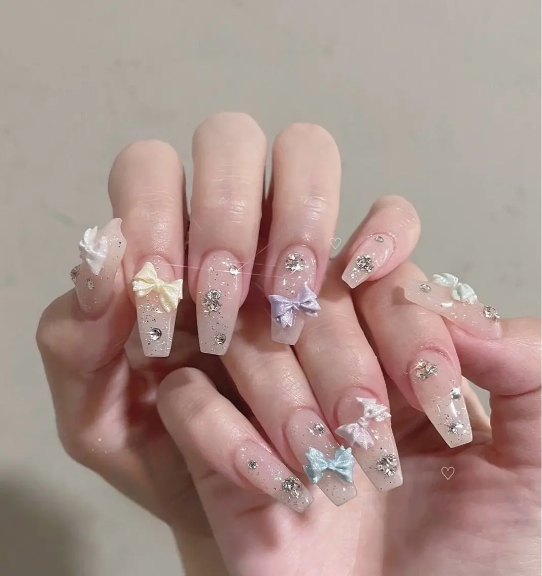 ネイル 長さ出し フレンチネイル グラデーション 卒業式 マグネットネイル ハンドネイル MIHANA NAILのネイルデザイン