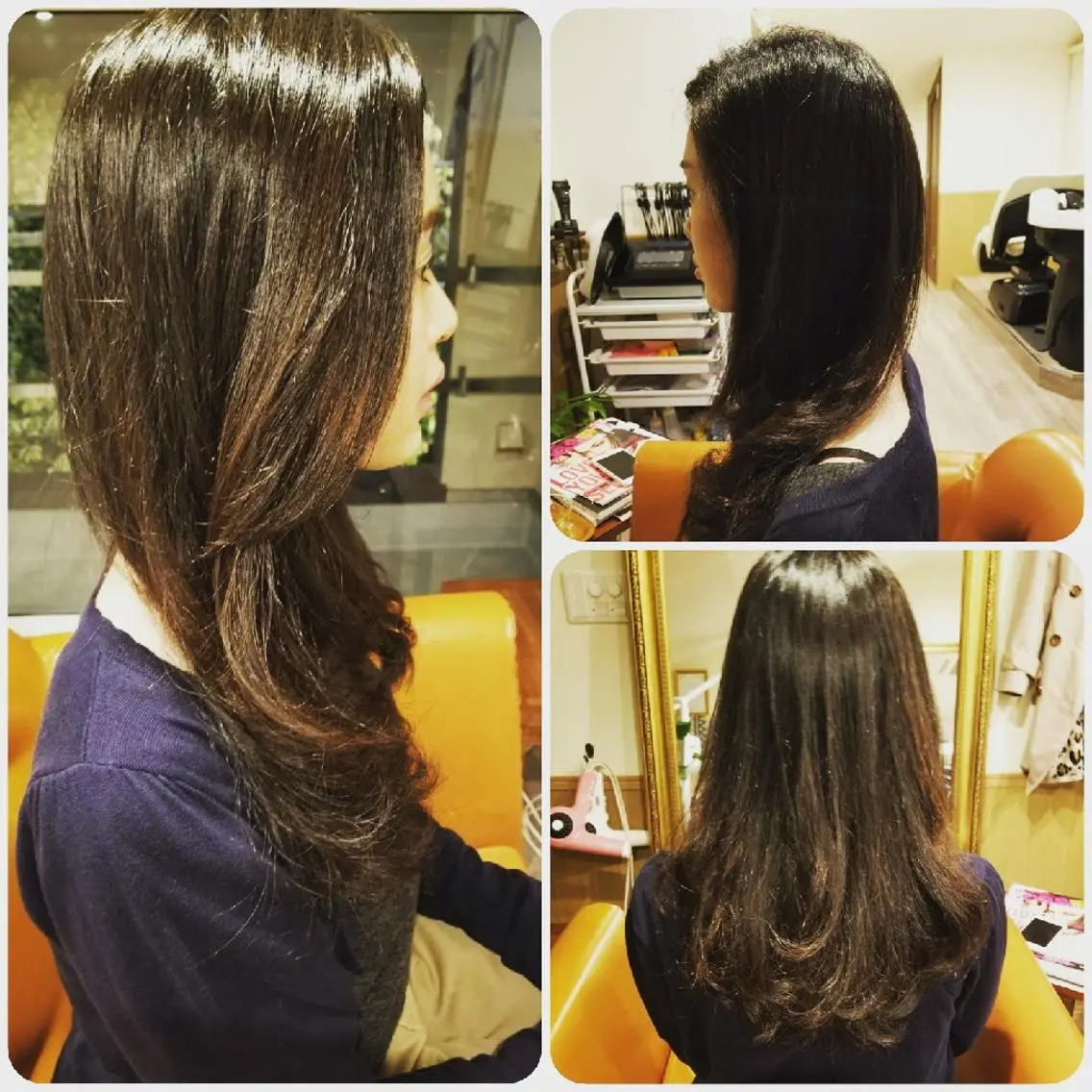 ロング パーマ デジタルパーマ トリートメント spa hair ark 富井直美のヘアスタイル
