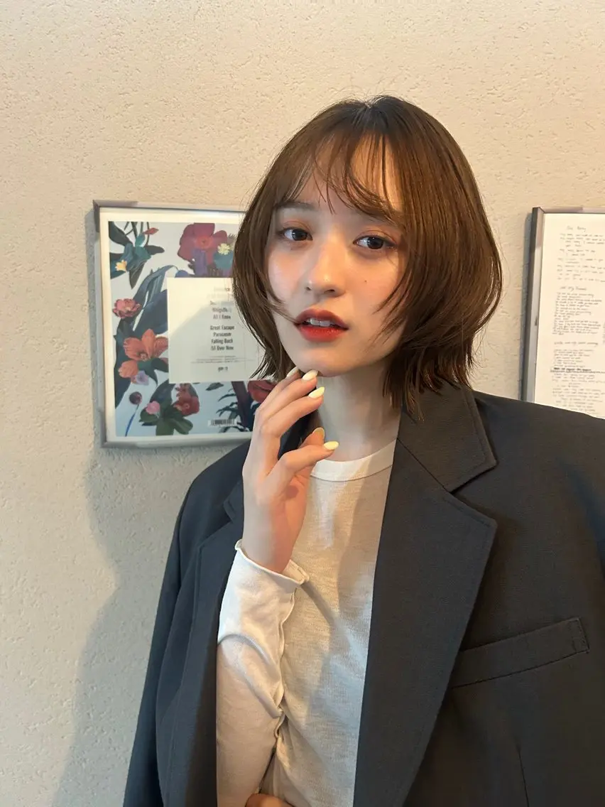 ショート カラー 透明感カラー/ chisaのヘアスタイル