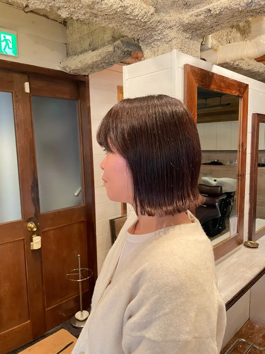 ショート 縮毛矯正/レイヤー/ ボブ♡Natsukiのヘアスタイル