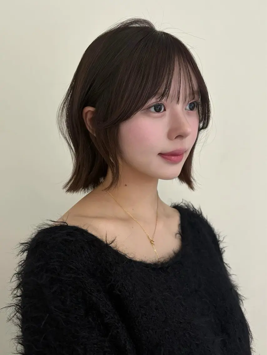 カラー 透明感カラー アオイのヘアスタイル