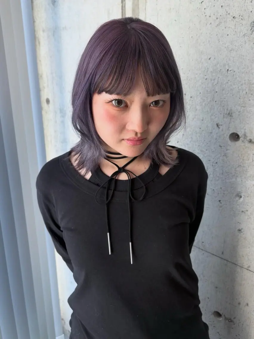 ミディアム 山下 夏季のヘアスタイル