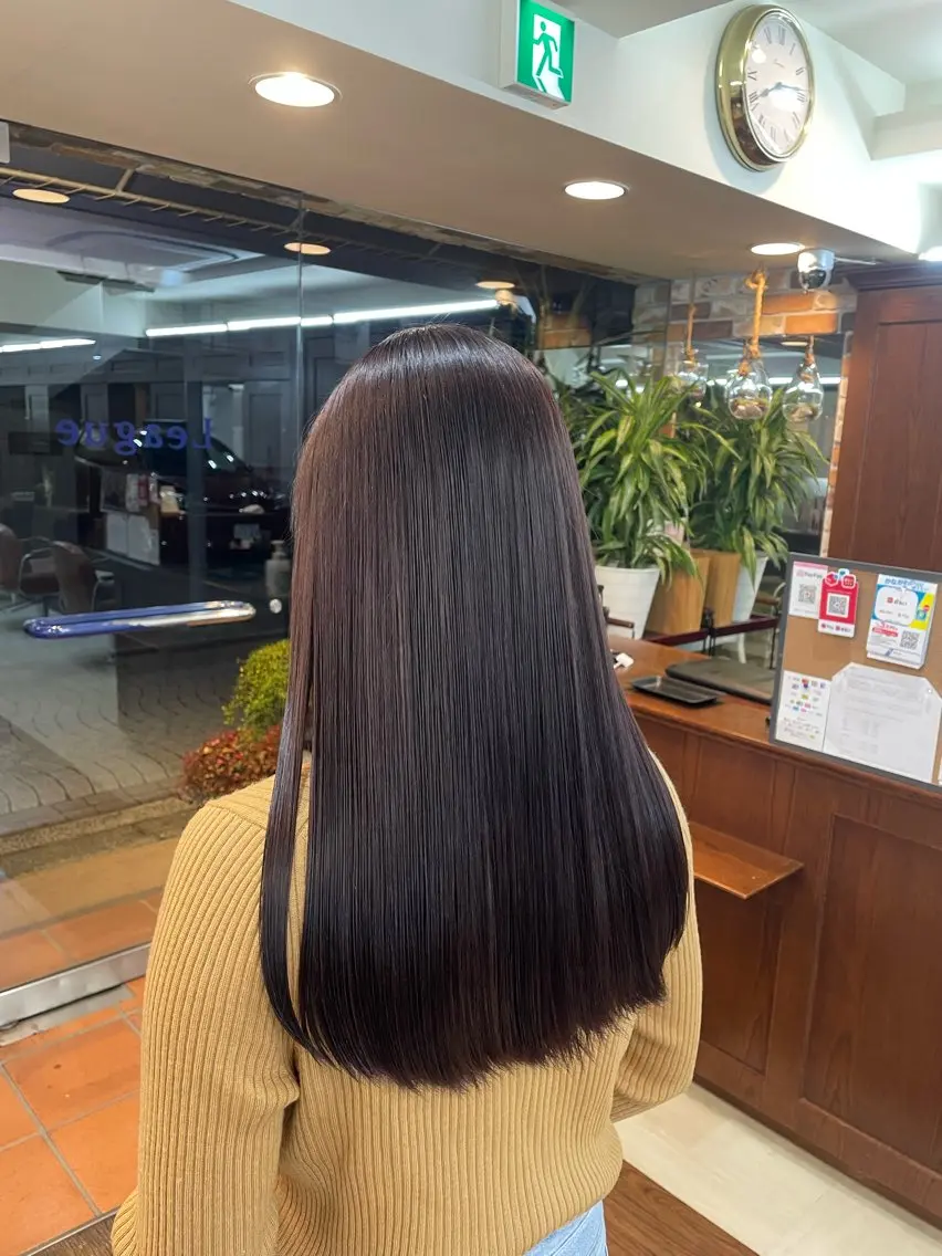 ロング カラー ヘアカラー トリートメント ✨️感動の美髪✨️ 溝の口/佐藤那都💫のヘアスタイル