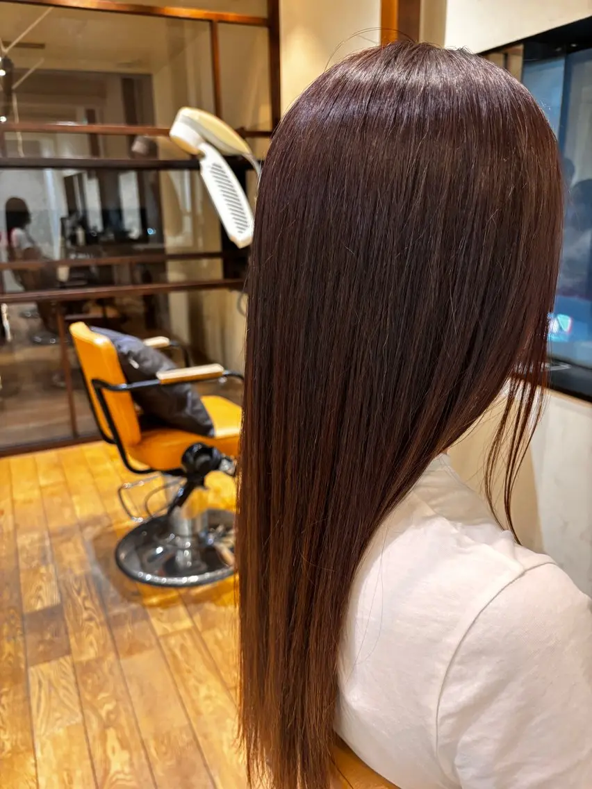 カラー CLAPSコハク モデル募集のヘアスタイル
