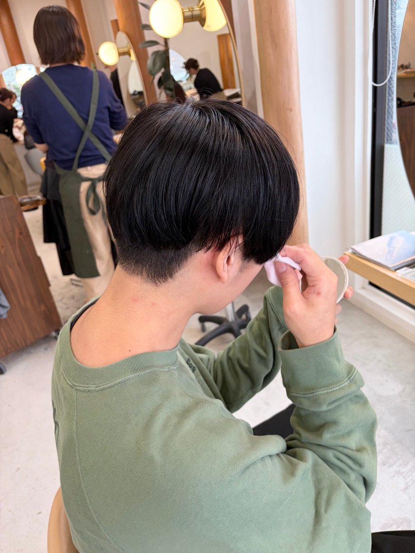 カラー メンズ マッシュ カット ヘアカラー HUE/ haruna☀️のヘアスタイル