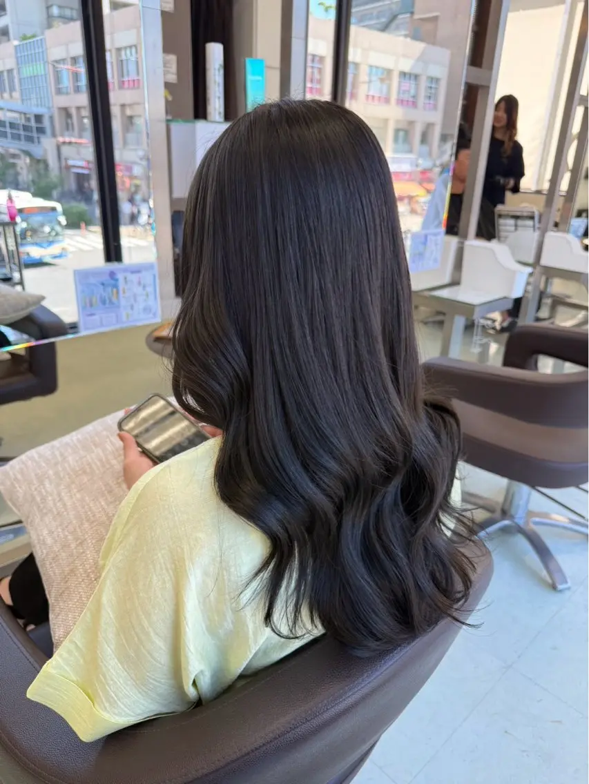 ロング カラー あるる/韓国風🫶 /地毛風カラー🫧のヘアスタイル