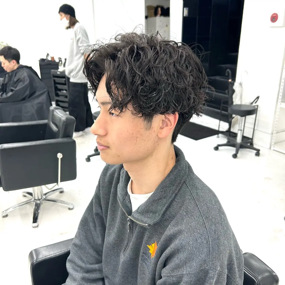 ショート パーマ メンズ メンズパーマ ツイストスパイラルパーマ スパイラルパーマ カット パーマ 【柏/メンズパーマ 特化】🍏網中勇喜のヘアスタイル