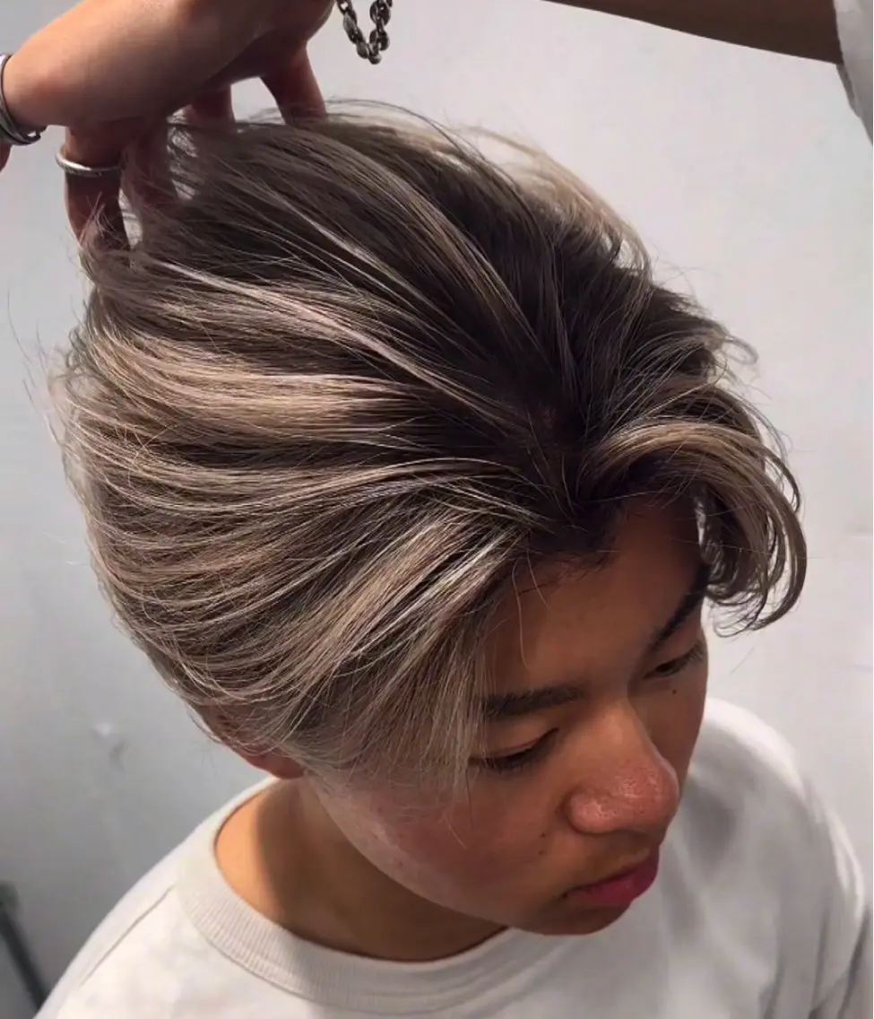 カラー メンズ 【pia】 江田岳斗のヘアスタイル