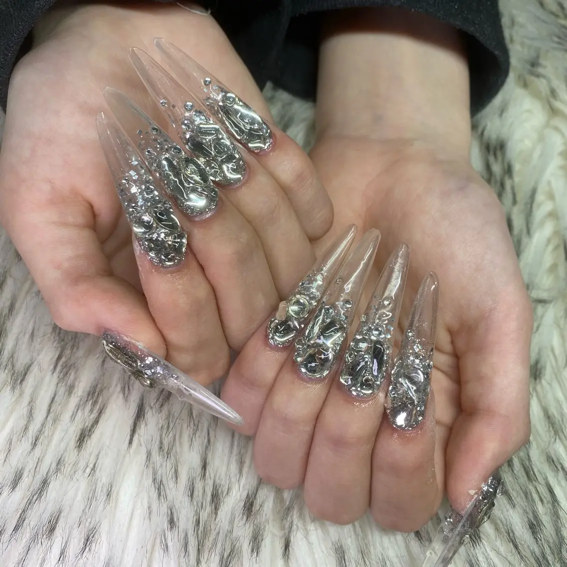 ネイル ストーンネイル Nail Salon Growのネイルデザイン