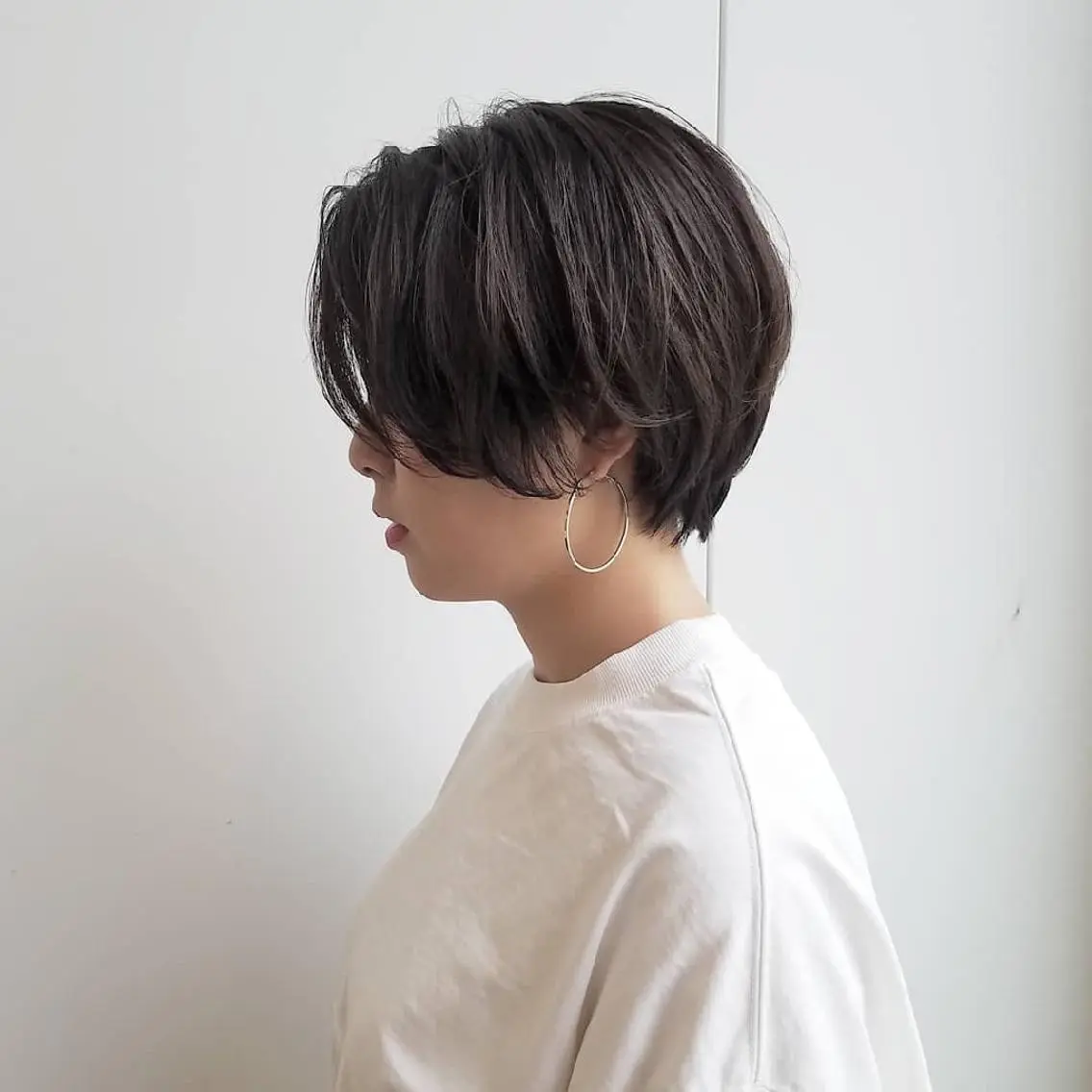 ショート カラー パーマ ネイル ヘアアレンジ マツエク・マツパ ハンサムショート ショートヘア ショートネイル iplus　眉毛と まつげパーマ専門店のマツエク・マツパデザイン