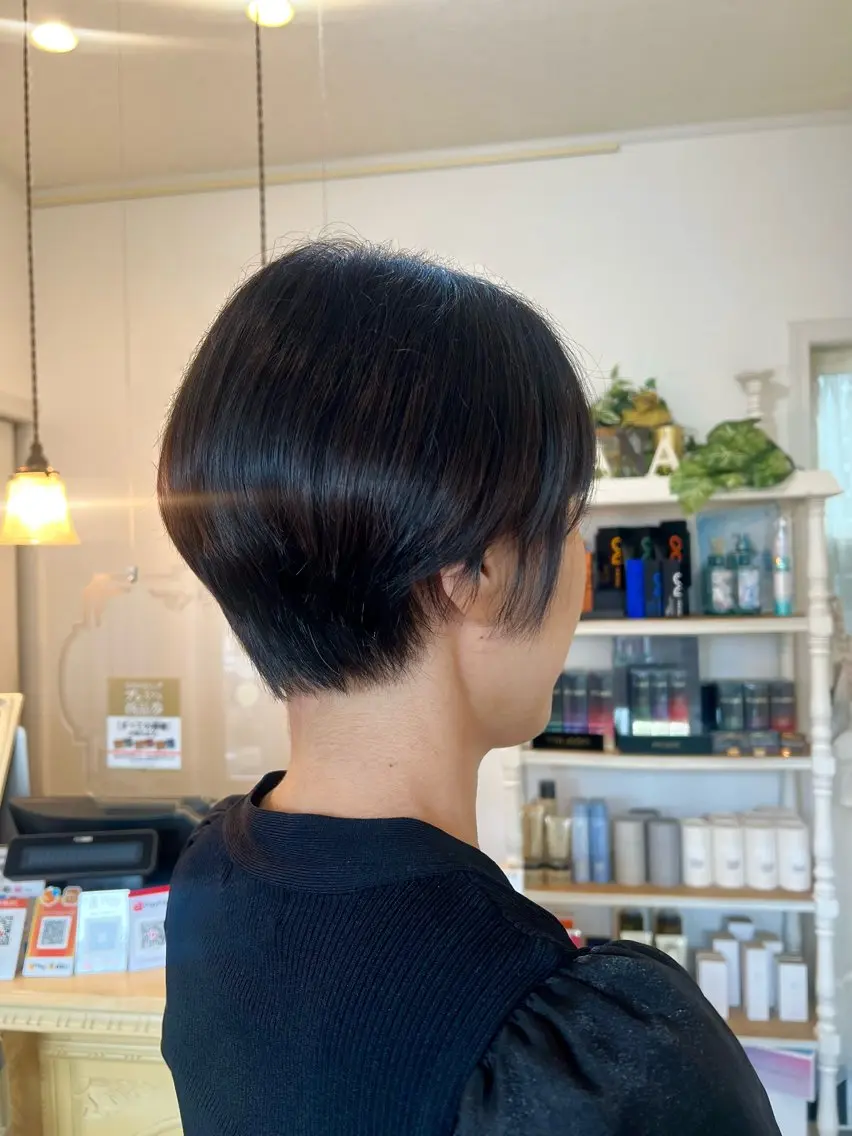 ショート ショートヘア 細谷 楓夏のヘアスタイル