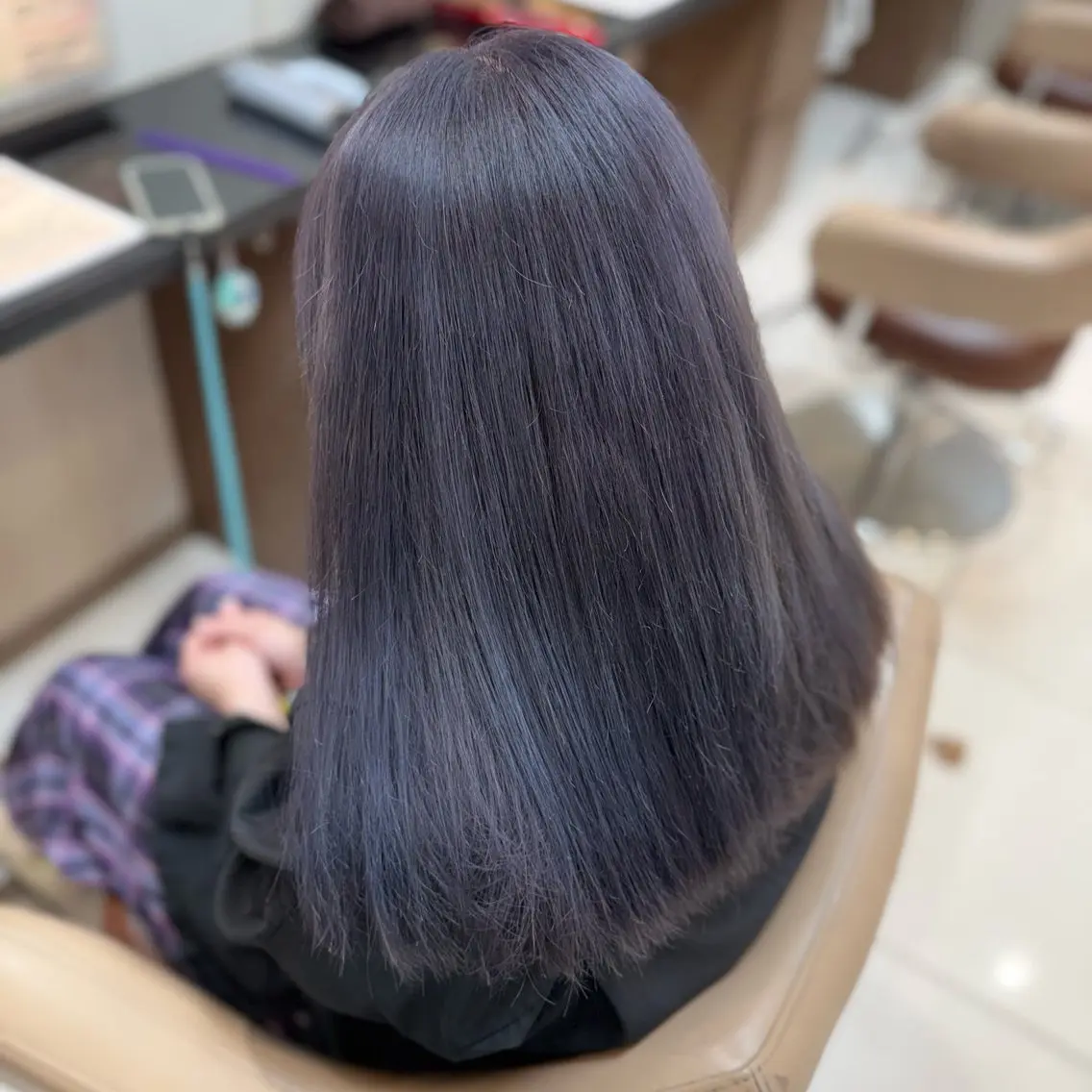 セミロング ヘアカラー 🫧らんと🫧  ︎︎のヘアスタイル