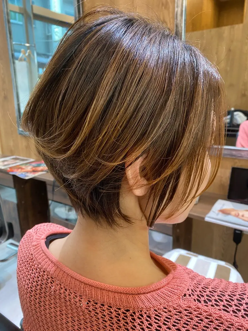 ショート Okazaki Tatsuyaのヘアスタイル
