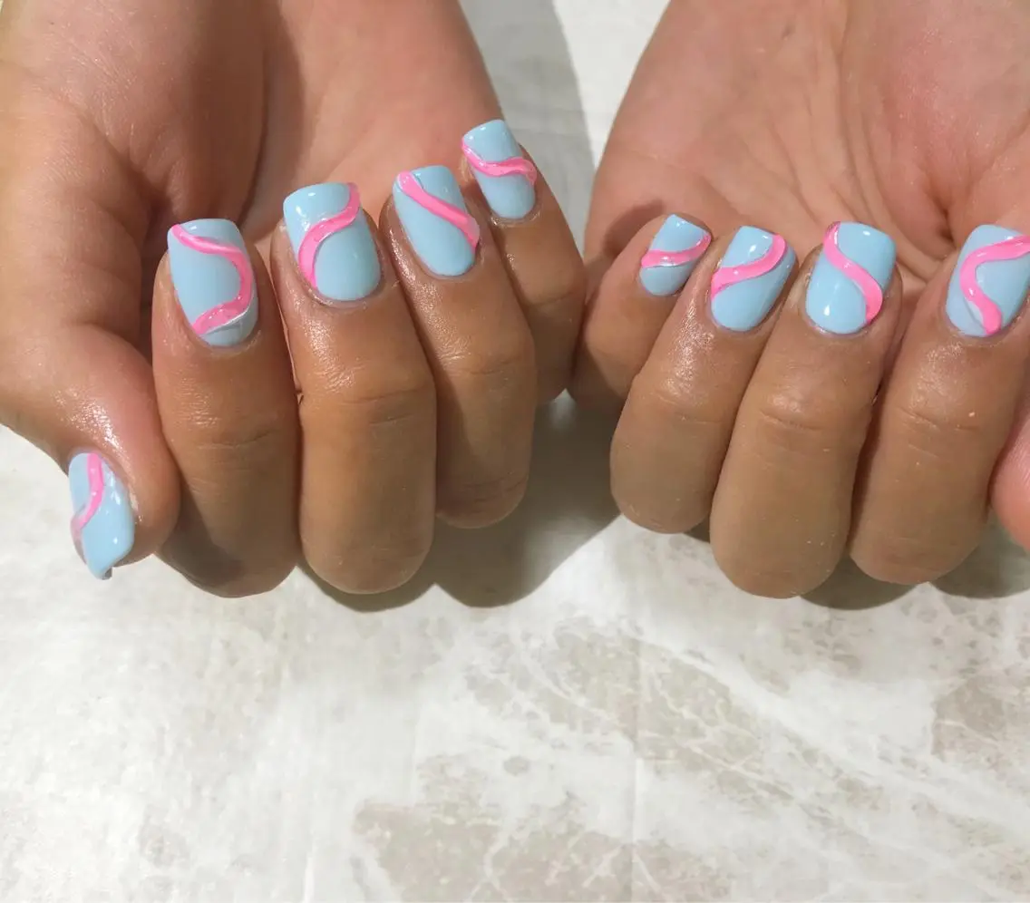 ネイル フットネイル ニュアンスネイル シンプルネイル 春ネイル 夏ネイル nail fufla ♡yamane♡のネイルデザイン