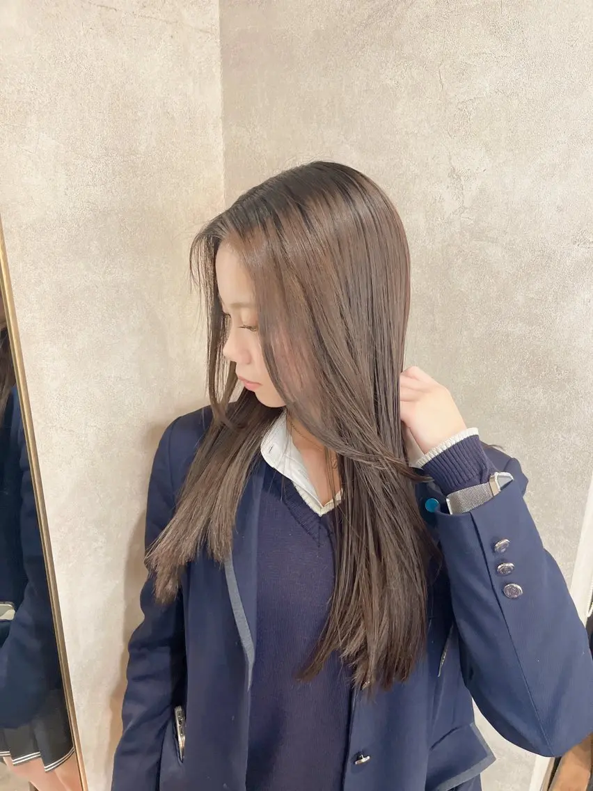 新生活U24🌸限定♡】⭐【新規】透明感カラー ➕カット ✂️ U24の写真