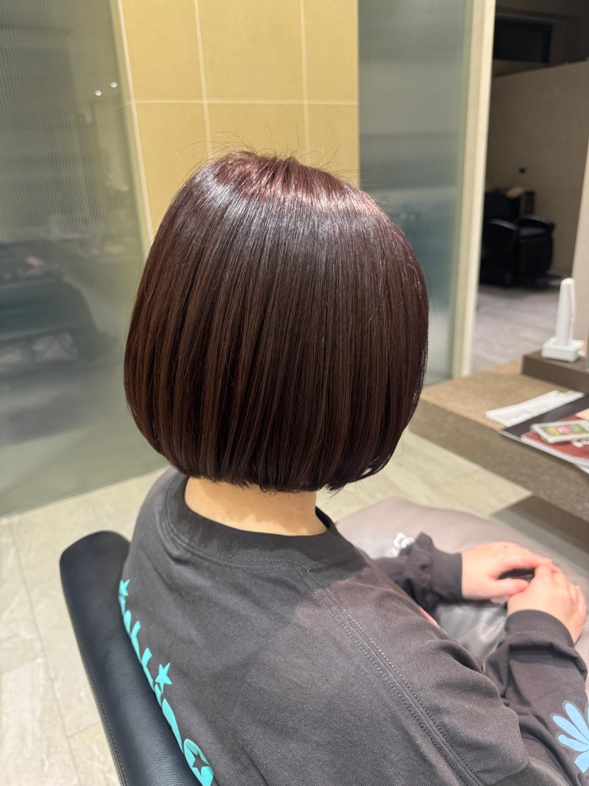 ショート 笠原未稀/カット・ ブリーチ無しカラーのヘアスタイル