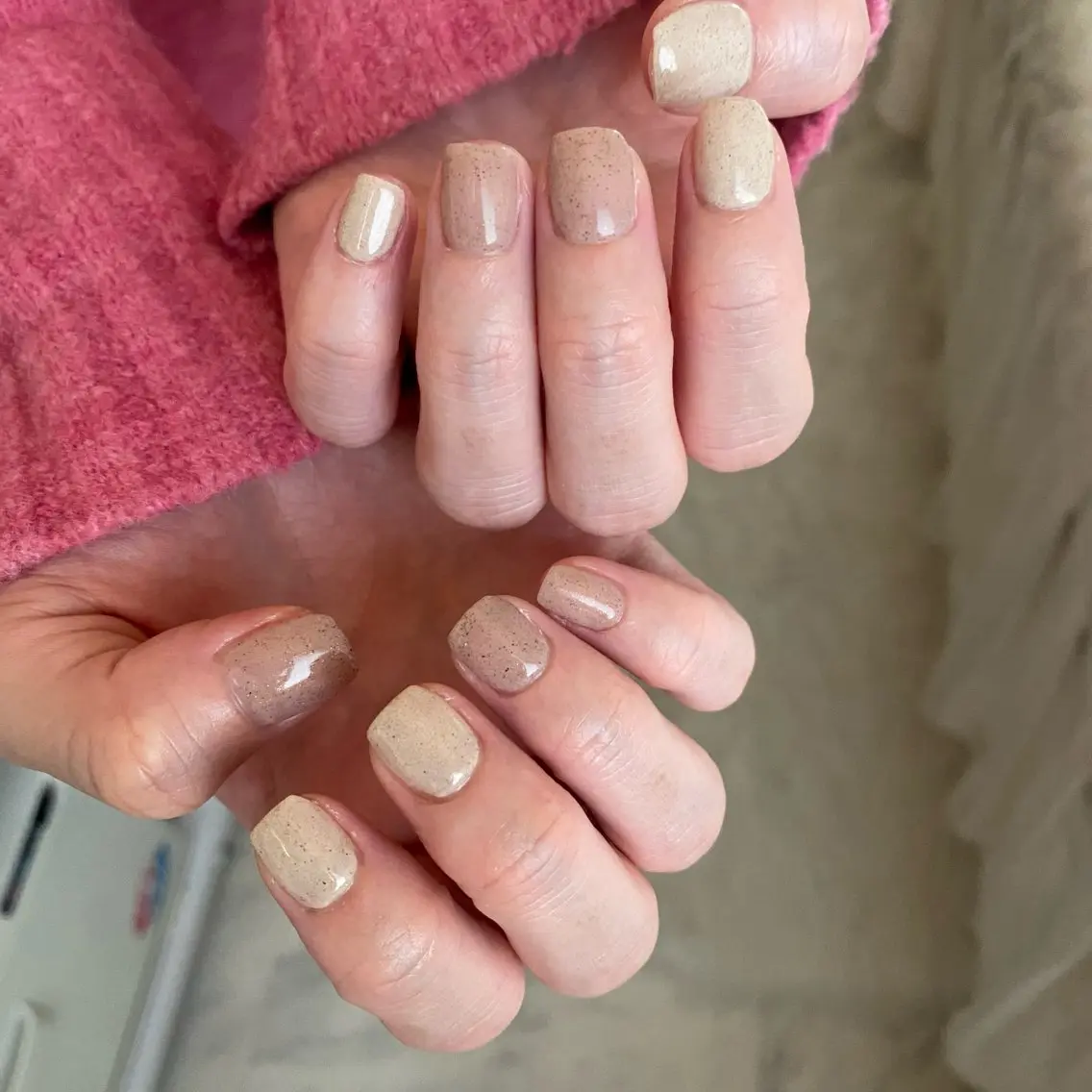 ネイル ジェルネイル オフィスネイル ワンカラーネイル ショートネイル シンプルネイル ハンドネイル 肌管理&nail Salon  Duxのエステ・リラクイメージ