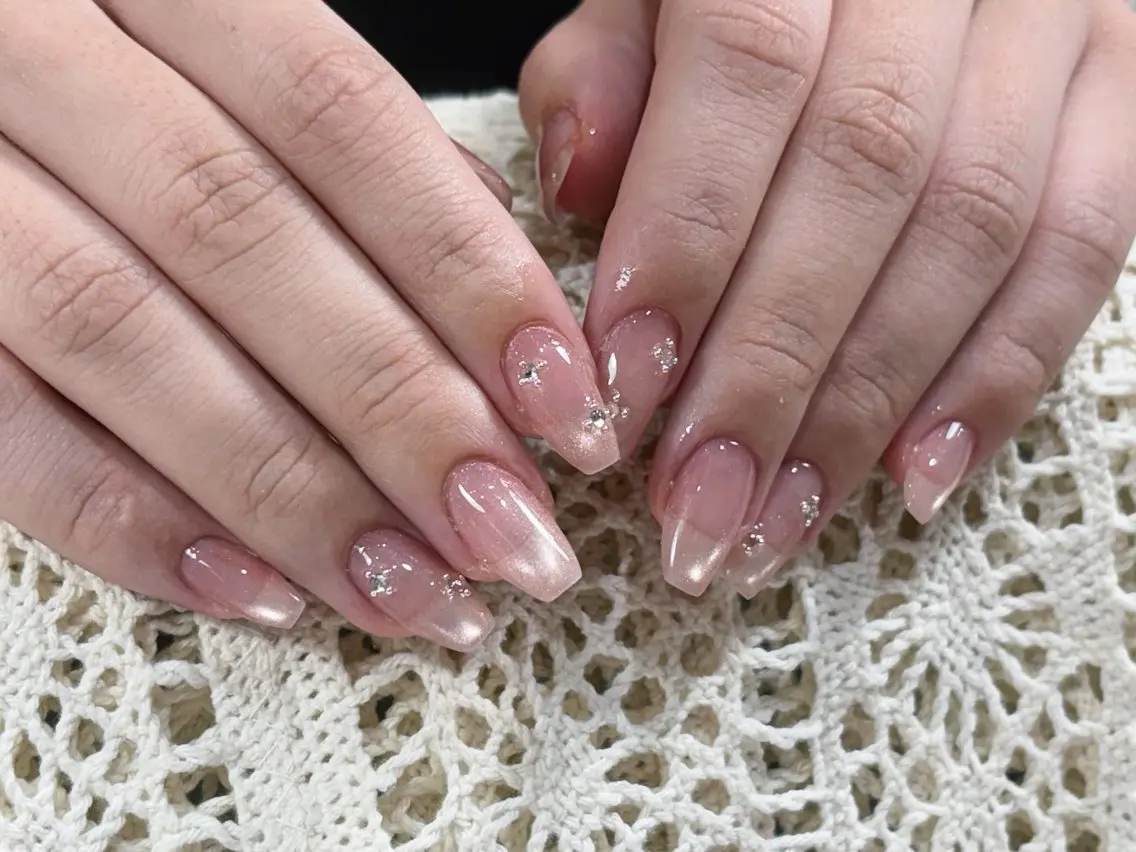 ネイル 甘 皚萱のネイルデザイン