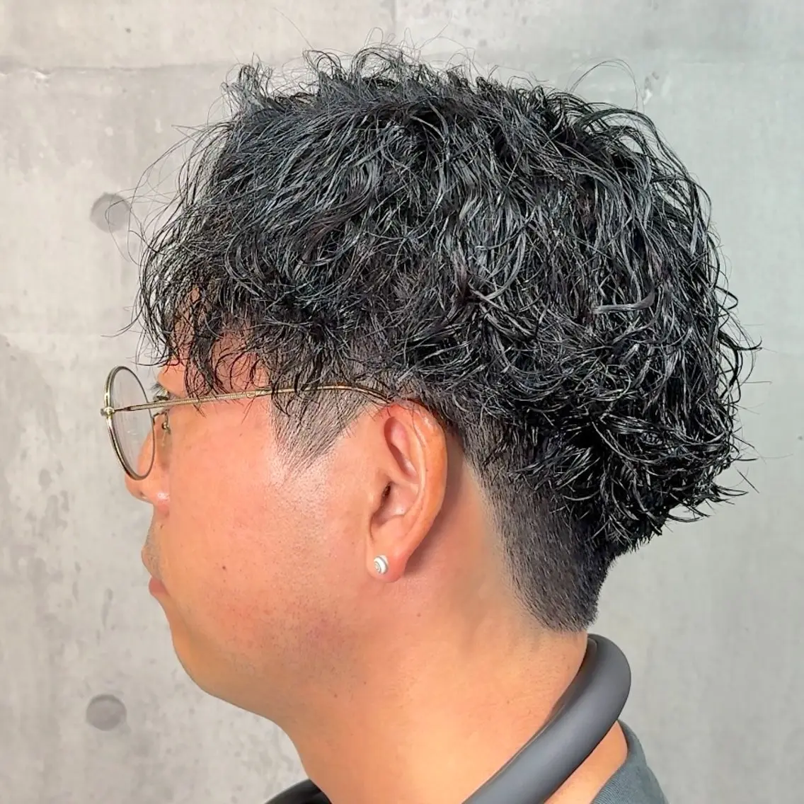 ショート パーマ ヘアアレンジ メンズ MENIN メンズ サロン 望月 涼太のヘアスタイル
