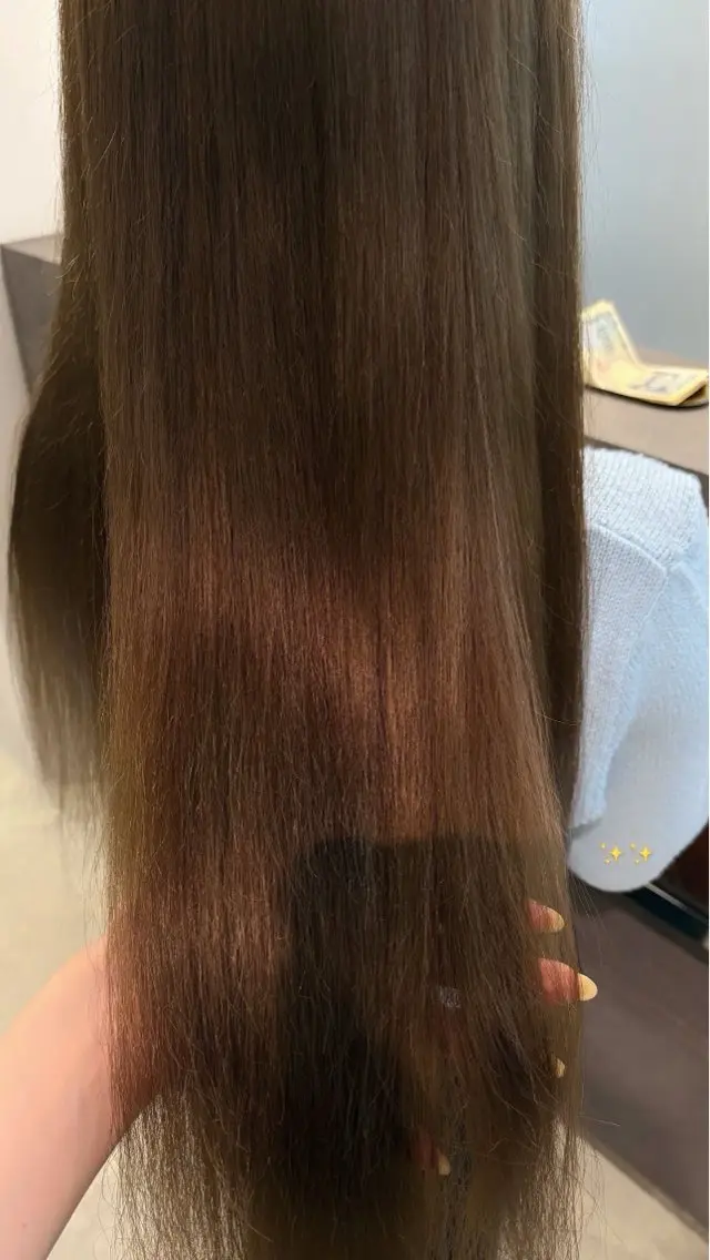 カラー ブリーチ 宮島 華湖のヘアスタイル