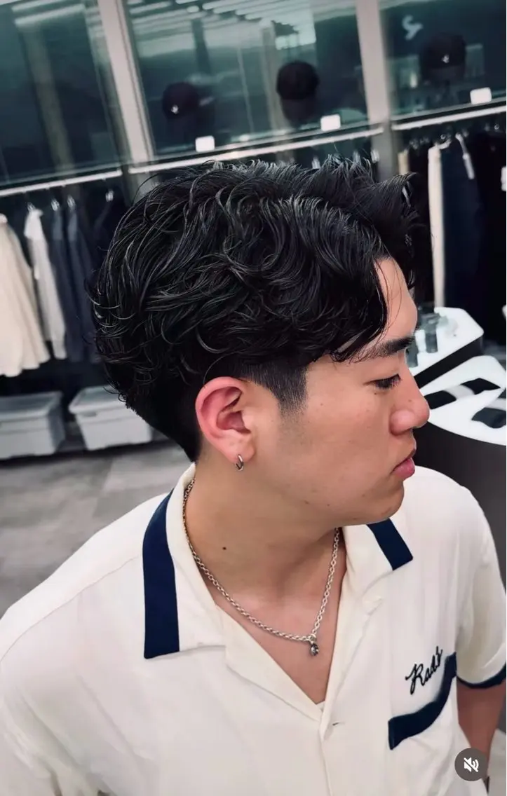 カット×ルーズパーマの写真