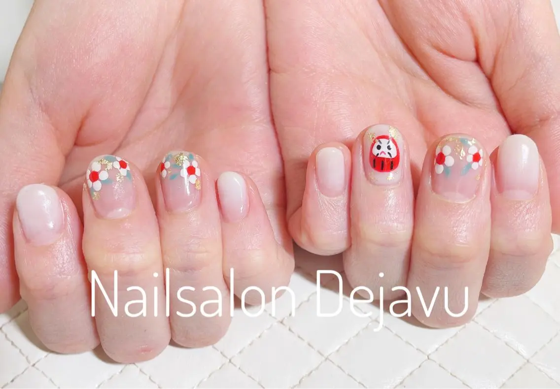 ネイル アートネイル クリアネイル グラデーション ワンカラーネイル Nail salon Dejavu 🌿のネイルデザイン