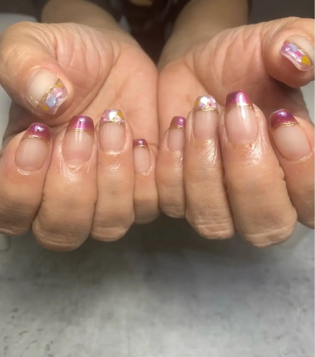 ネイル マグネットネイル ハンドネイル 大東市ネイルサロン 【KYURA】ｷｭﾗのネイルデザイン
