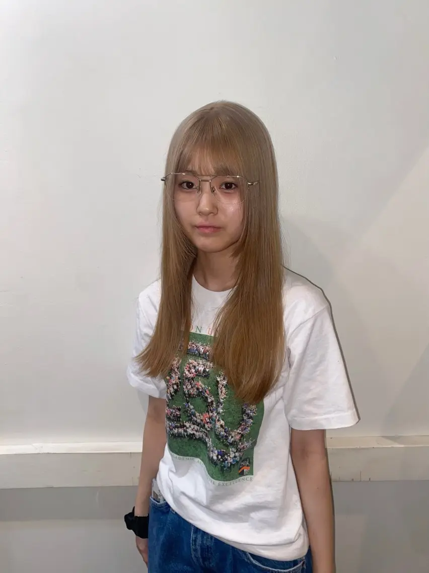 ロング カラー トリートメント ソノダ リコのヘアスタイル