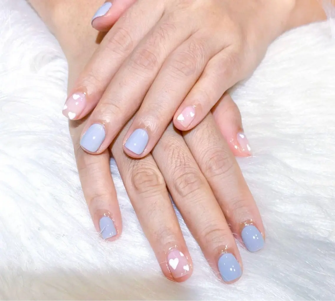 ネイル アートネイル 成人式 ジェルネイル ニュアンスネイル ネイルチップ Kora Nailのネイルデザイン