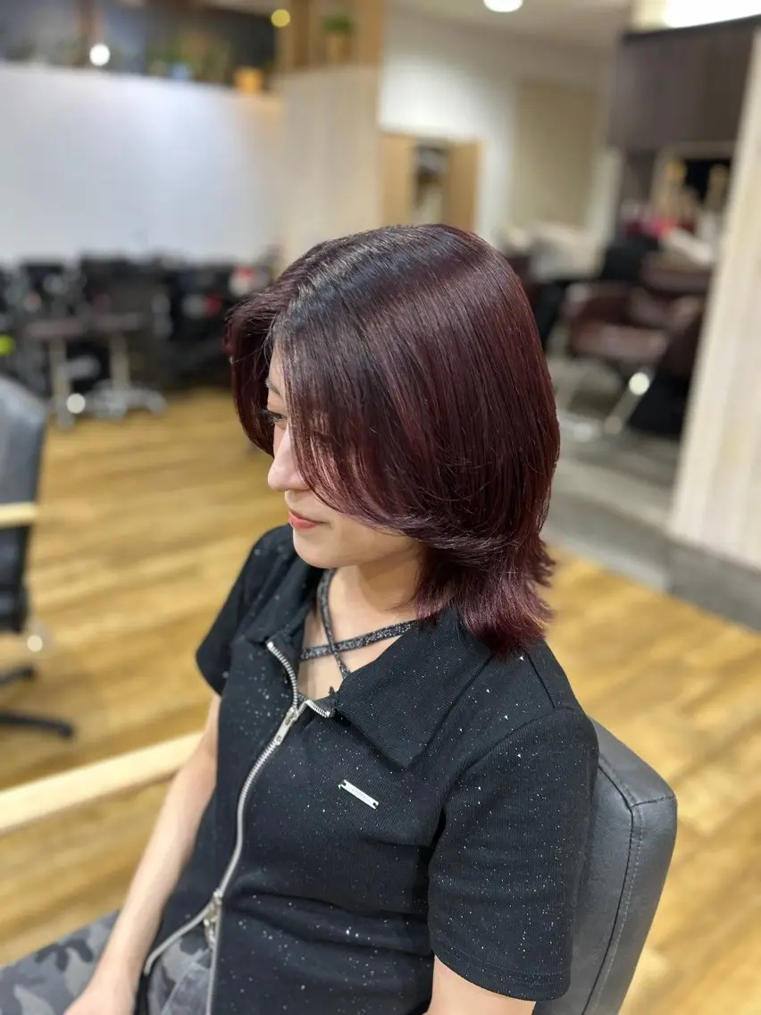 カラー ま あのヘアスタイル