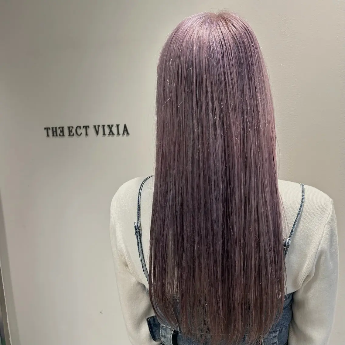 ロング カラー ブリーチ パープルカラー The Ect心斎橋 ❤︎marina❤︎のヘアスタイル