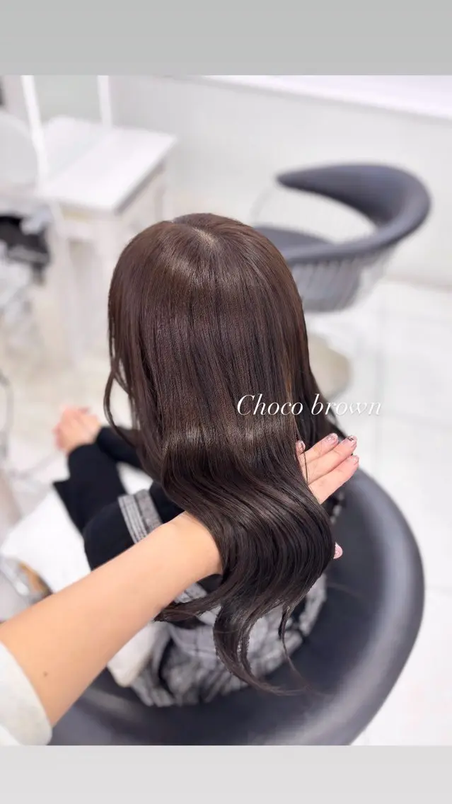 カラー ブラウンカラー カットカラー/銀座 🎀𝐒𝐀𝐊𝐈のヘアスタイル