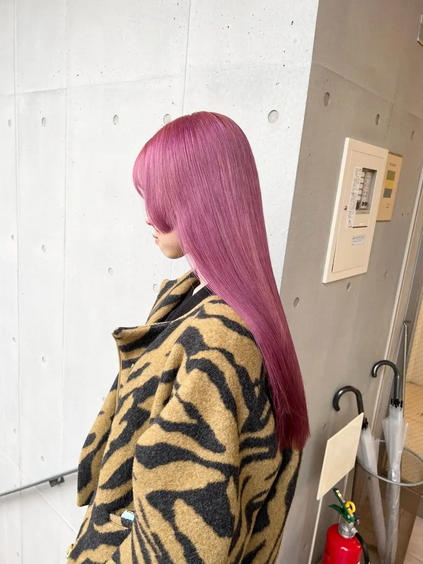 ロング 艶髪レイヤー/ ハイトーンKeitaのヘアスタイル
