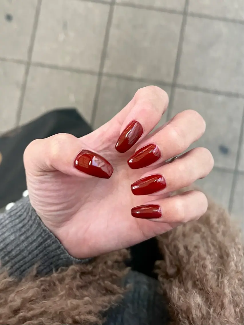 ネイル ワンカラーネイル Ray. Maayaのネイルデザイン